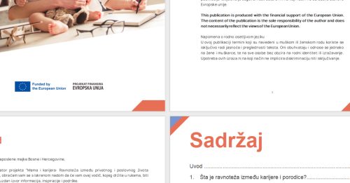 CAM2025: Novi Vodič Za Zaposlene Majke U BiH